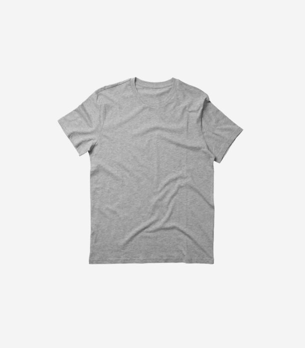 Folded grey tee from the Tees and Tops collection